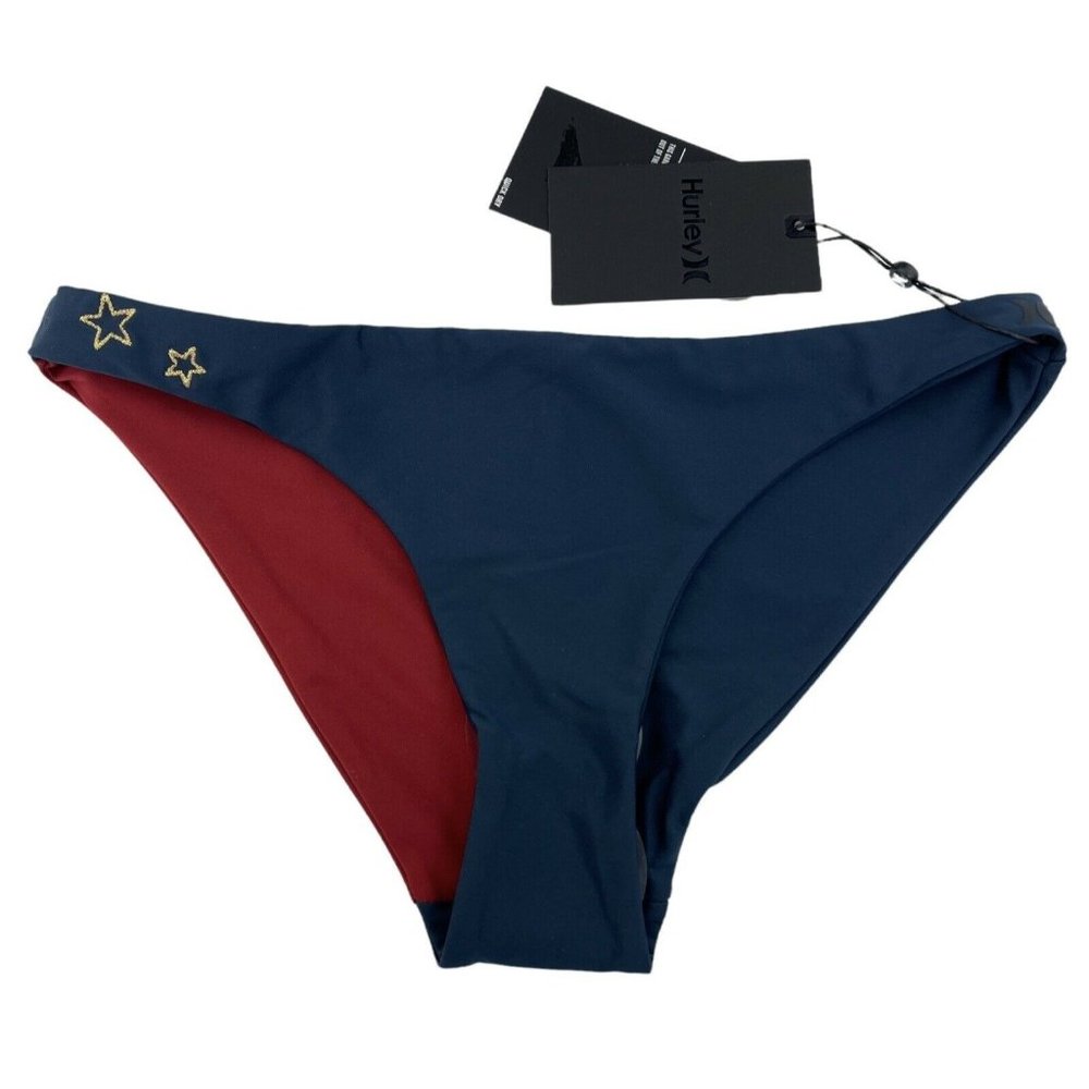 Hurley Hurley bikini size small stars blue